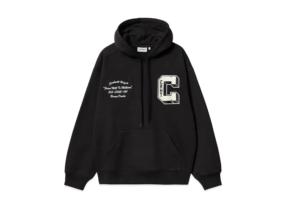 Carhartt WIP Hooded Brown Ducks Sweat "Black"