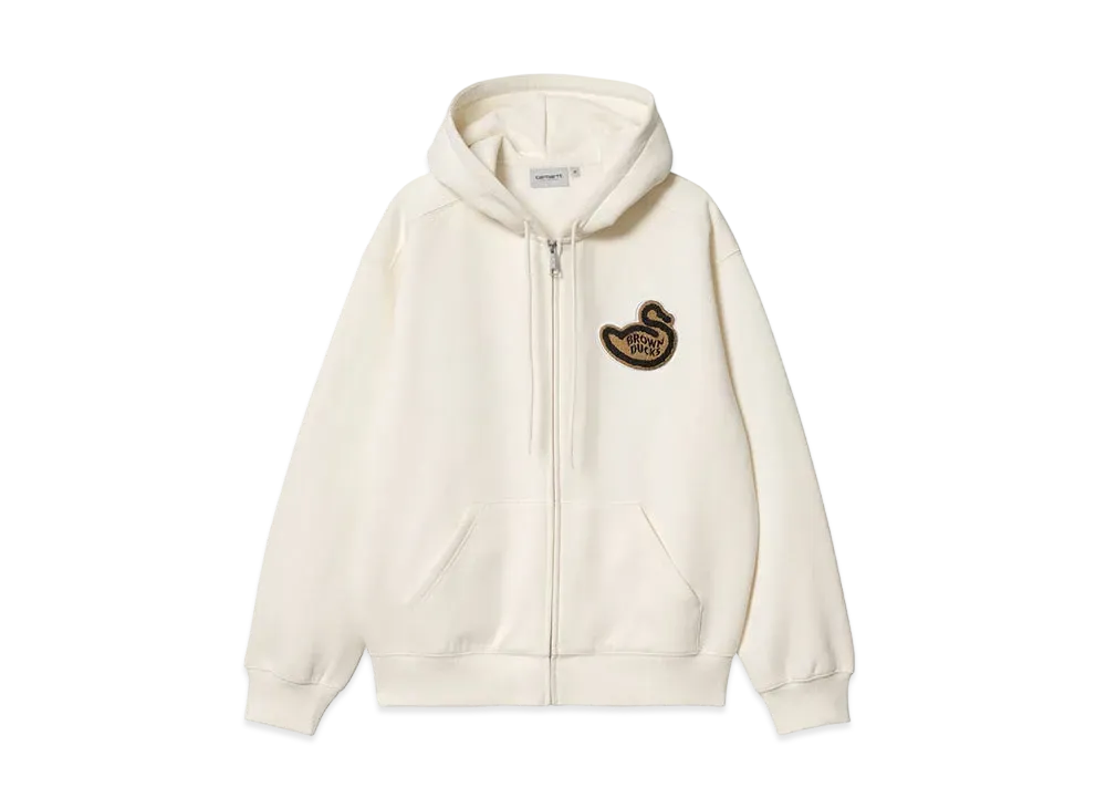 Carhartt WIP Hooded Brown Ducks Jacket "Wax"