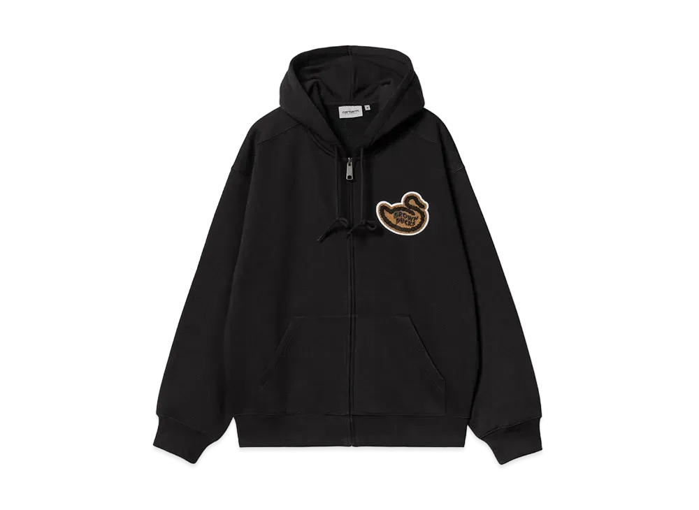 Carhartt WIP Hooded Brown Ducks Jacket "Black"