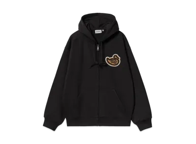 Carhartt WIP Hooded Brown Ducks Jacket "Black"