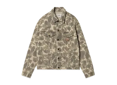 Carhartt WIP Duck Helston Jacket "Camo Duck,Black(Bleached)"