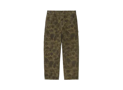 Carhartt WIP Duck Single Knee Pant "Camo Duck,Green/Office Green(Garment Dyed)"