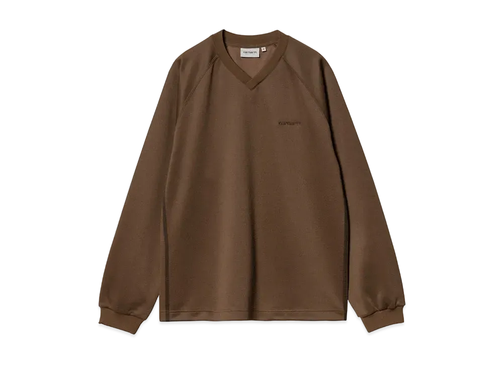 Carhartt WIP Bolan V-Neck Sweat "Chocolate/Tobacco"