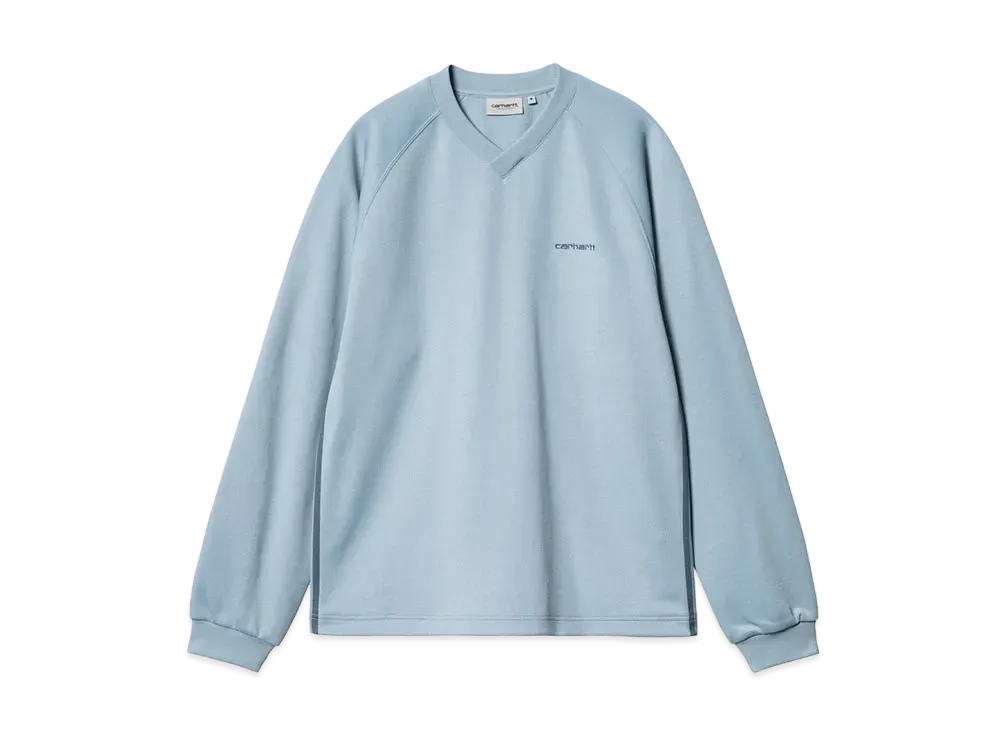 Carhartt WIP Bolan V-Neck Sweat "Dusty Ice/Positano"