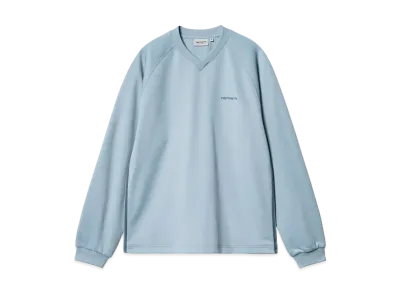 Carhartt WIP Bolan V-Neck Sweat "Dusty Ice/Positano"