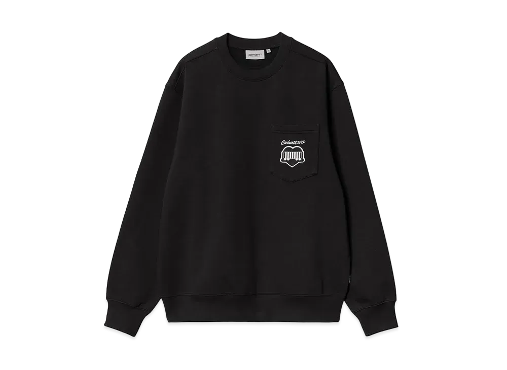 Carhartt WIP Heart Train Pocket Sweat "Black"
