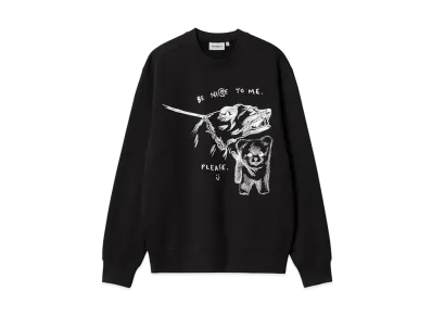 Carhartt WIP Pepe Be Nice Sweat "Black/White"