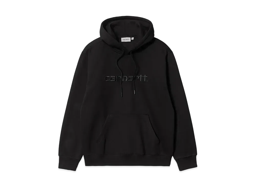 Carhartt WIP Hooded Carhartt Sweat "Black/Black"