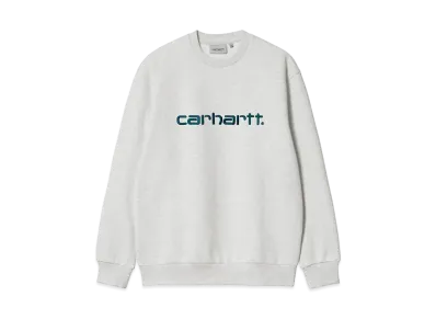 Carhartt WIP Carhartt Sweat "Ash Heather/Duck Blue"