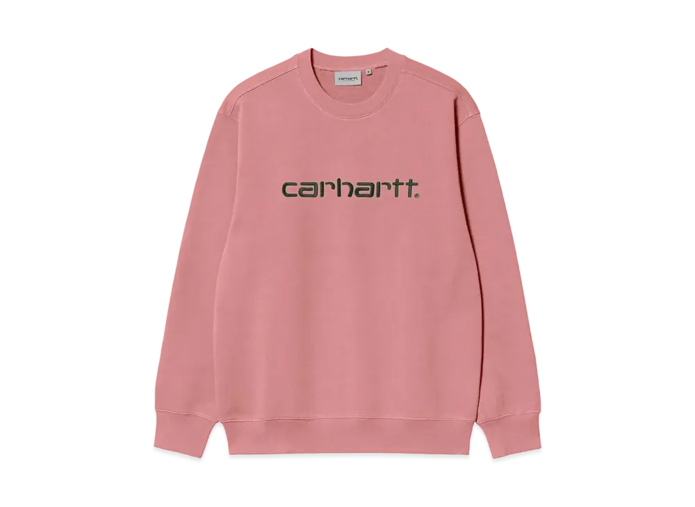 Carhartt WIP Carhartt Sweat "Dusty Rose/Sycamore Tree"