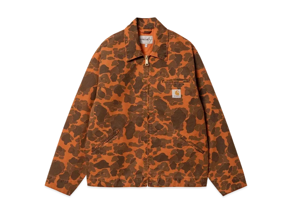 Carhartt WIP Duck Detroit Jacket "Camo Duck, Green/Turmeric"