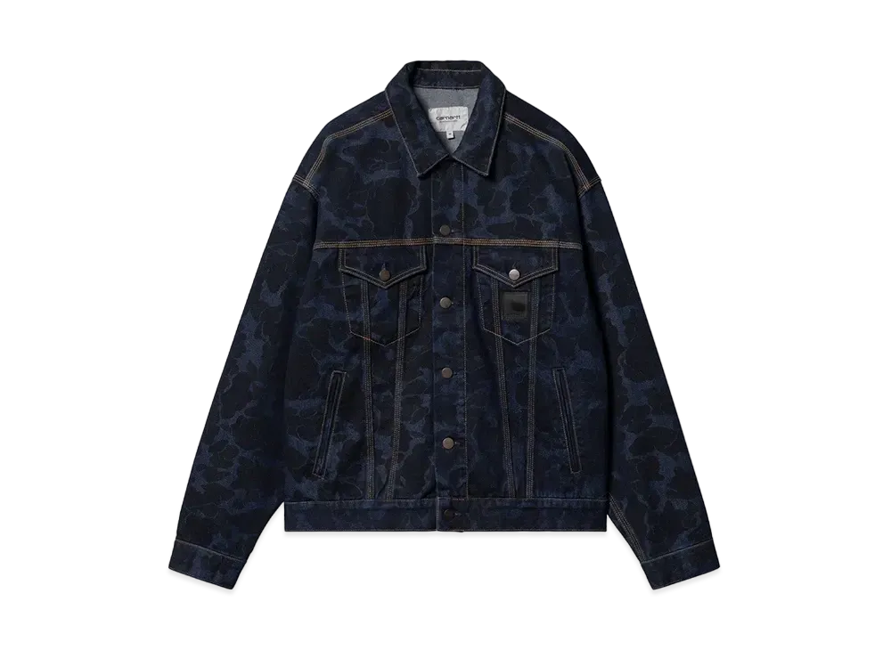 Carhartt WIP Duck Helston Jacket "Camo Duck, Blue"