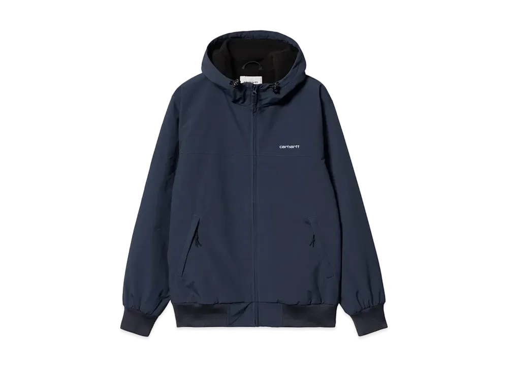 Carhartt WIP Hooded Sail Jacket "Air Force Blue/White"