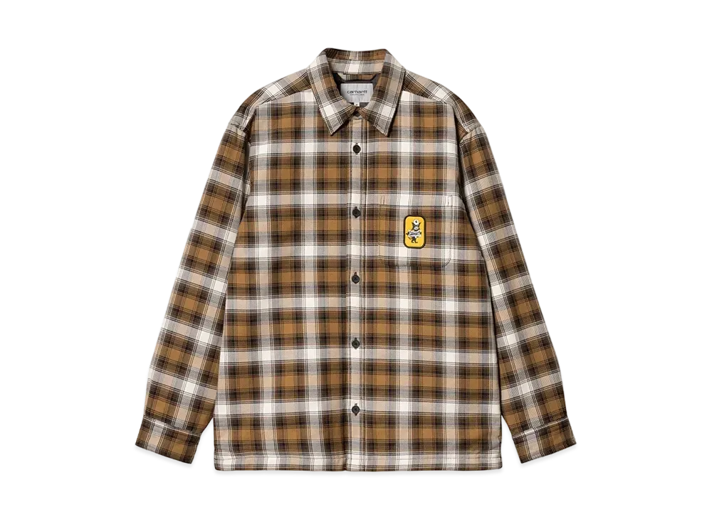 Carhartt WIP Monahan Shirt Jac "Monahan Check Hamilton Brown"