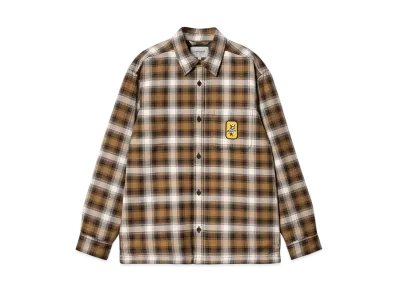 Carhartt WIP Monahan Shirt Jac "Monahan Check Hamilton Brown"