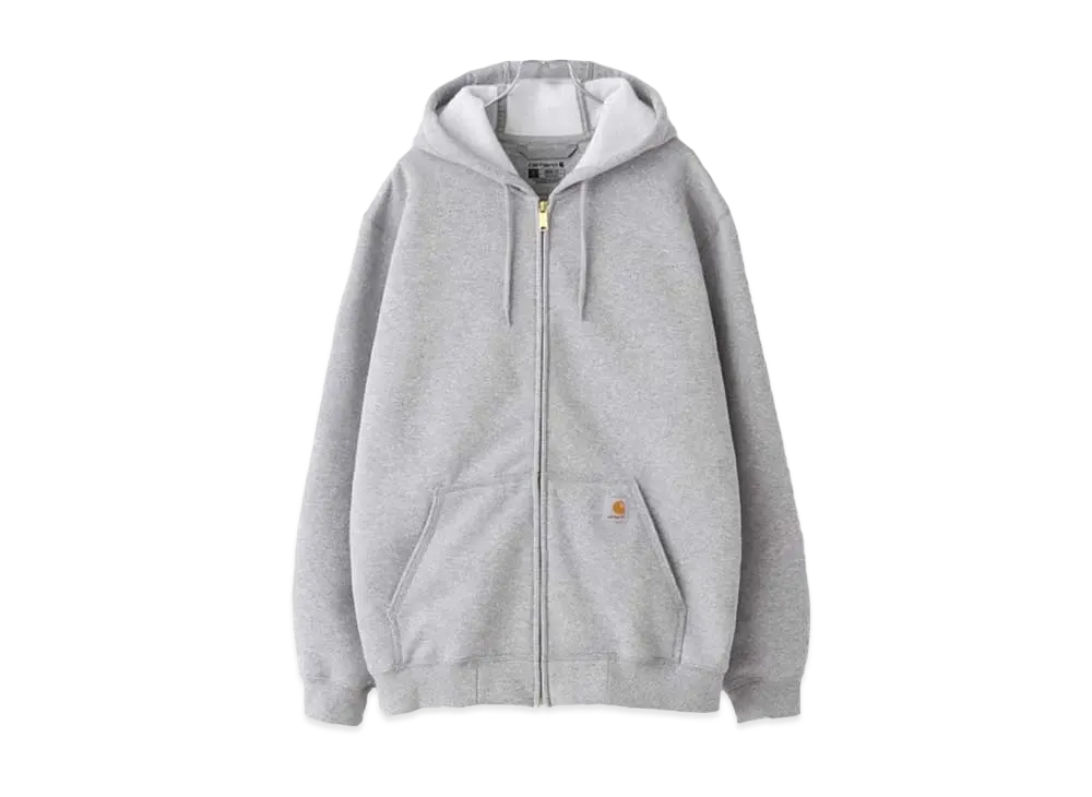 Carhartt Midweight Hooded Zip Sweat Oversized Full Zip Hoodie "Grey"