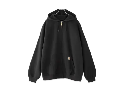 Carhartt Midweight Hooded Zip Sweat Oversized Full Zip Hoodie "Black"