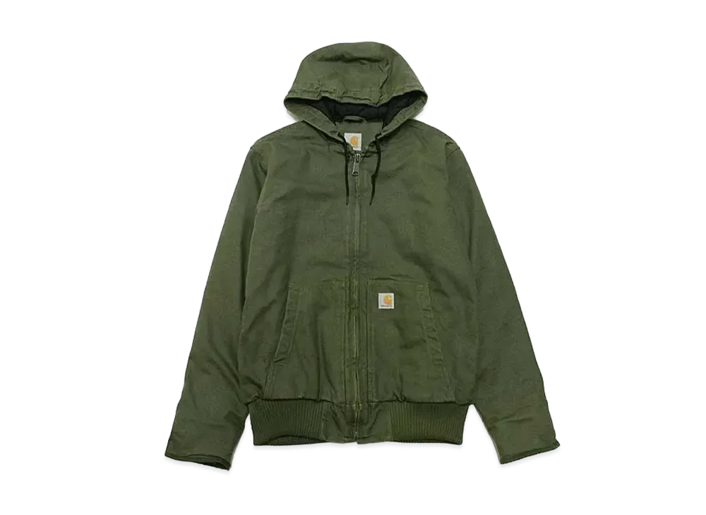 Carhartt WIP Quilting Lined Duck Active Jacket Quilting Liner Duck Hood Jacket "Moss Green"