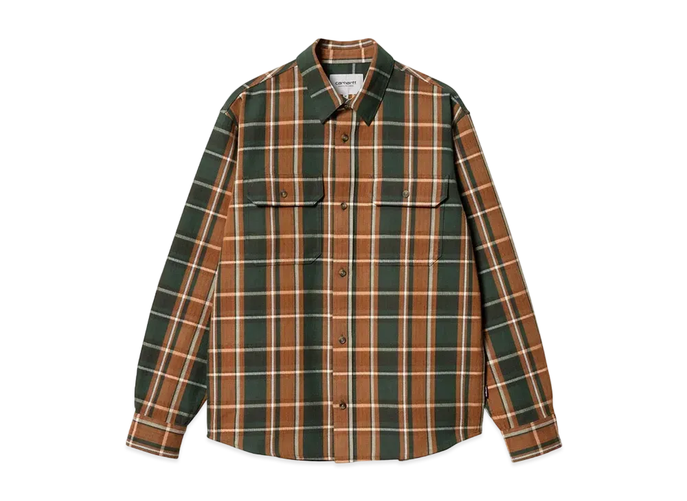 Carhartt Wip L/S Hobart Shirt "Hobart Check,Sycamore Tree"