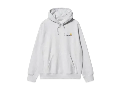 Carhartt WIP Hooded Americanscript Sweatshirt "Heather Grey"