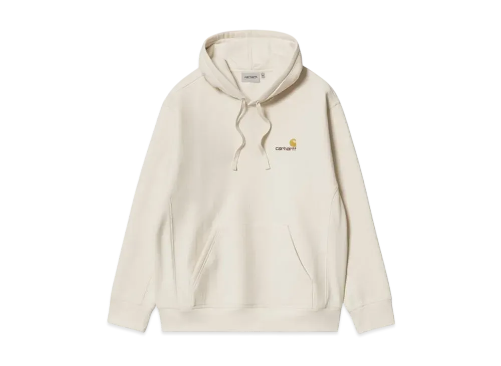 Carhartt WIP Hooded Americanscript Sweatshirt "Natural"