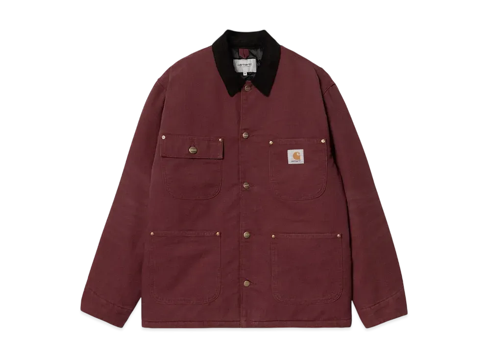 Carhartt Wip Og Chore Coat "Malbec/Black(Aged Canvas)"