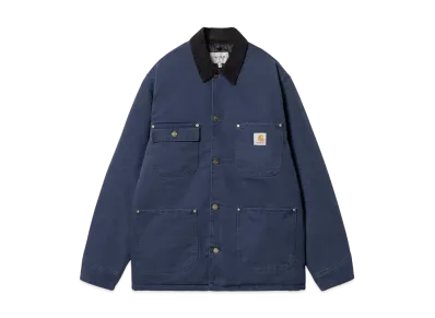 Carhartt Wip Og Chore Coat "Air Force Blue/Black(Aged Canvas)"