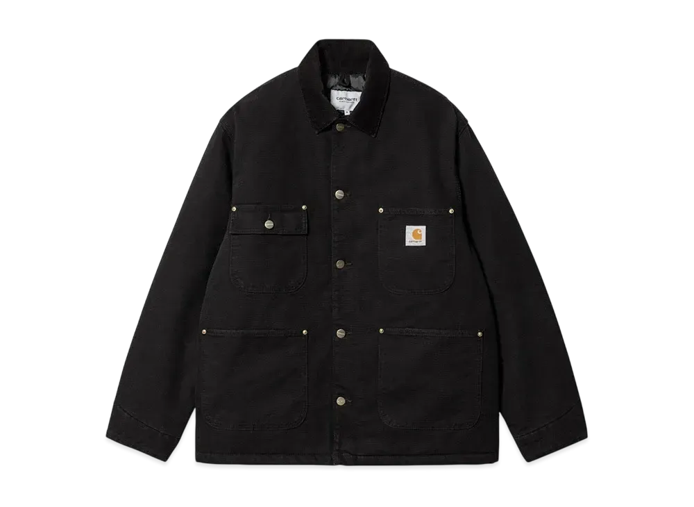 Carhartt Wip Og Chore Coat "Black/Black(Aged Canvas)"