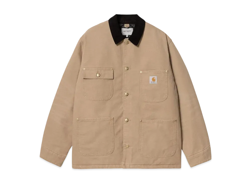 Carhartt Wip Og Chore Coat "Peanut/Black(Aged Canvas)"