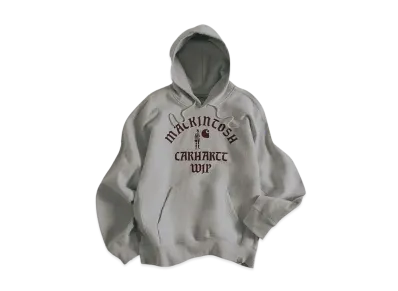 Carhartt Wip x Mackintosh By End. Hooded Sweatshirt "Ash Heather/Bordeaux"