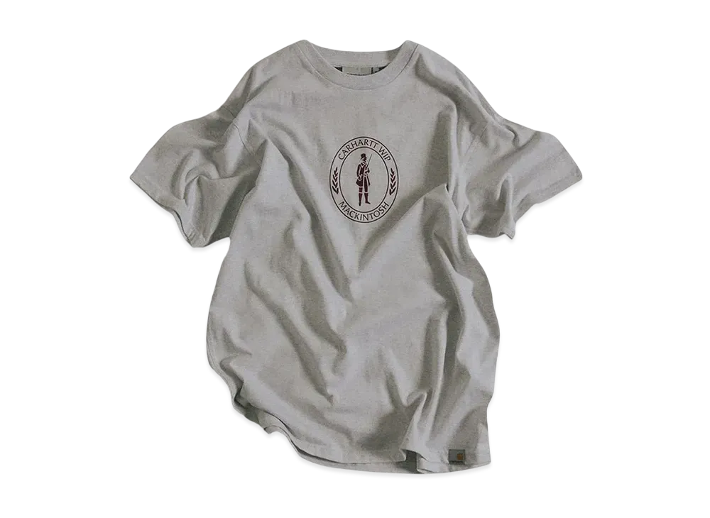 Carhartt Wip x Mackintosh By End. T-Shirt "Ash Heather/Bordeaux"