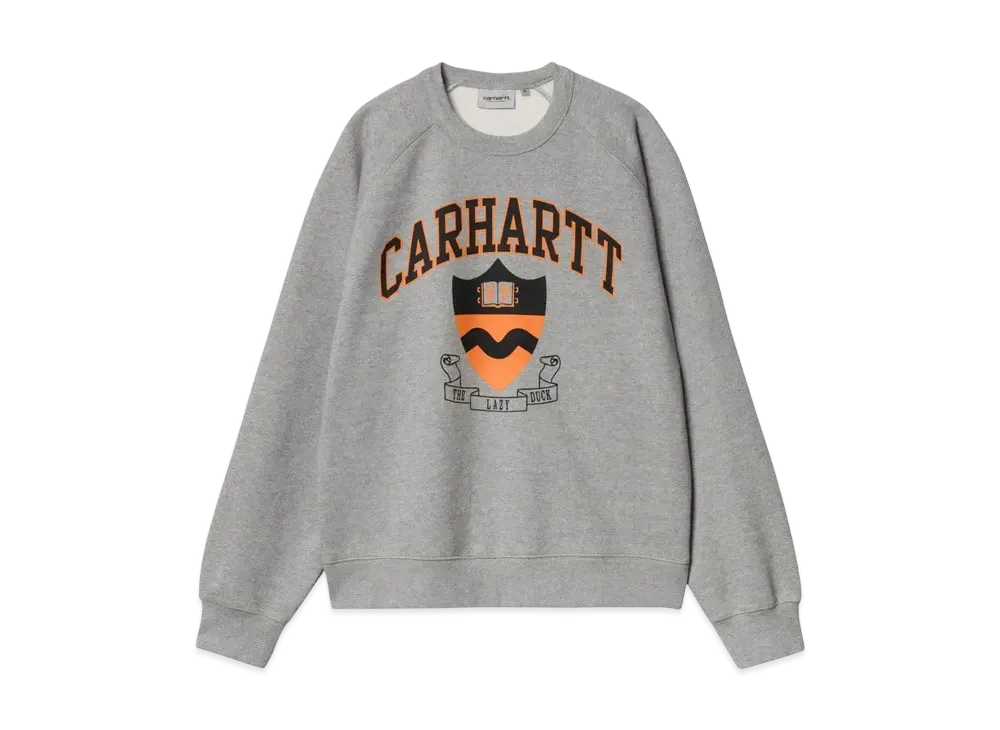 Carhartt WIP Lazy Duck Academy Sweat "Grey Heather"