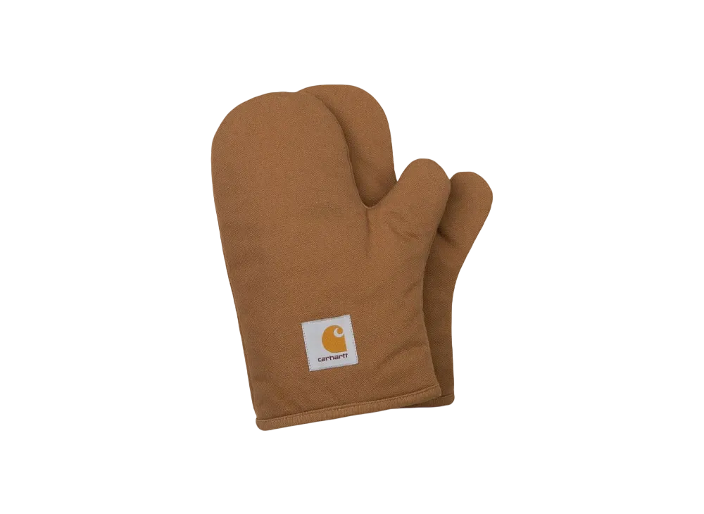 Carhartt WIP Canvas Oven Mitt Set "Hamilton Brown"