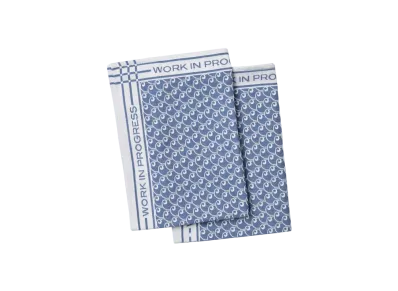 Carhartt WIP Tea Towel Set "White / Blue"