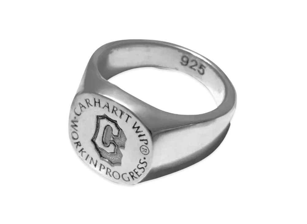 Carhartt WIP Varsity Signet Ring "Silver"