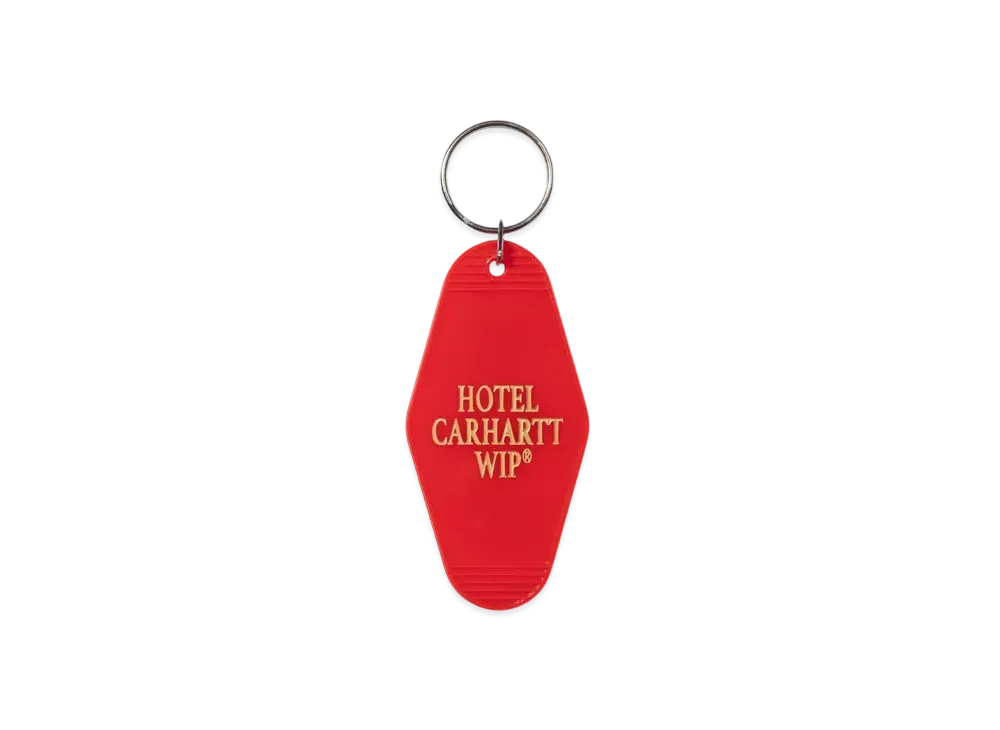 Carhartt WIP Hotel Keys Keychain "Scarlet / Winter Spice"