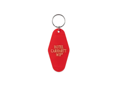 Carhartt WIP Hotel Keys Keychain "Scarlet / Winter Spice"