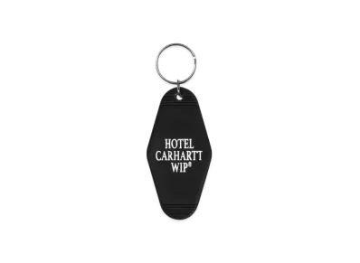 Carhartt WIP Hotel Keys Keychain "Black / White"
