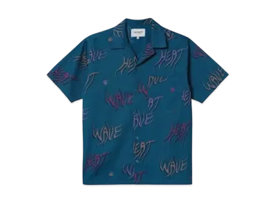 Carhartt WIP S/S Heat Wave Shirt "Blue"