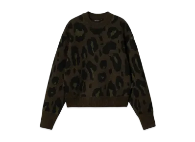 Carhartt WIP W' Merton Sweater "Camo Leo Jacquard,Tamarind"