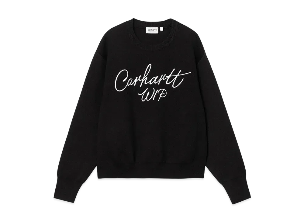 Carhartt WIP W' Signature Sweater "Black/Wax"