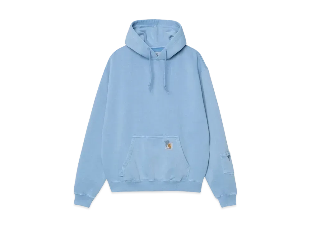 Carhartt WIP x INVINCIBLE with Shinsuke Nakada Hooded Pigment Dyed Sweat "Piscine Pigment"