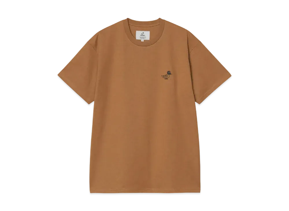 Carhartt WIP x INVINCIBLE with Shinsuke Nakada S/S Madison Duck T-Shirt "Hamilton Brown / Black"