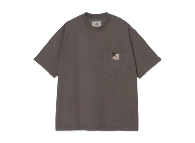 Carhartt WIP x INVINCIBLE with Shinsuke Nakada S/S Pigment Dyed T-Shirt "Soot Pigment"