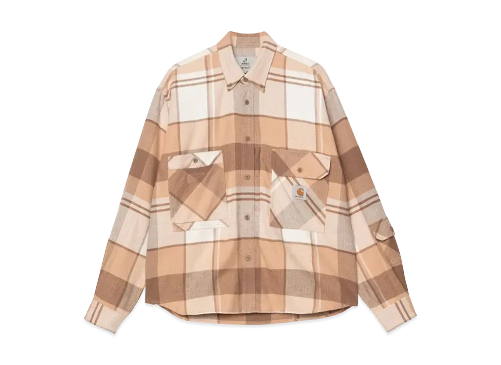 Carhartt WIP x INVINCIBLE with Shinsuke Nakada L/S Work Shirt Max "Coca Mocha"