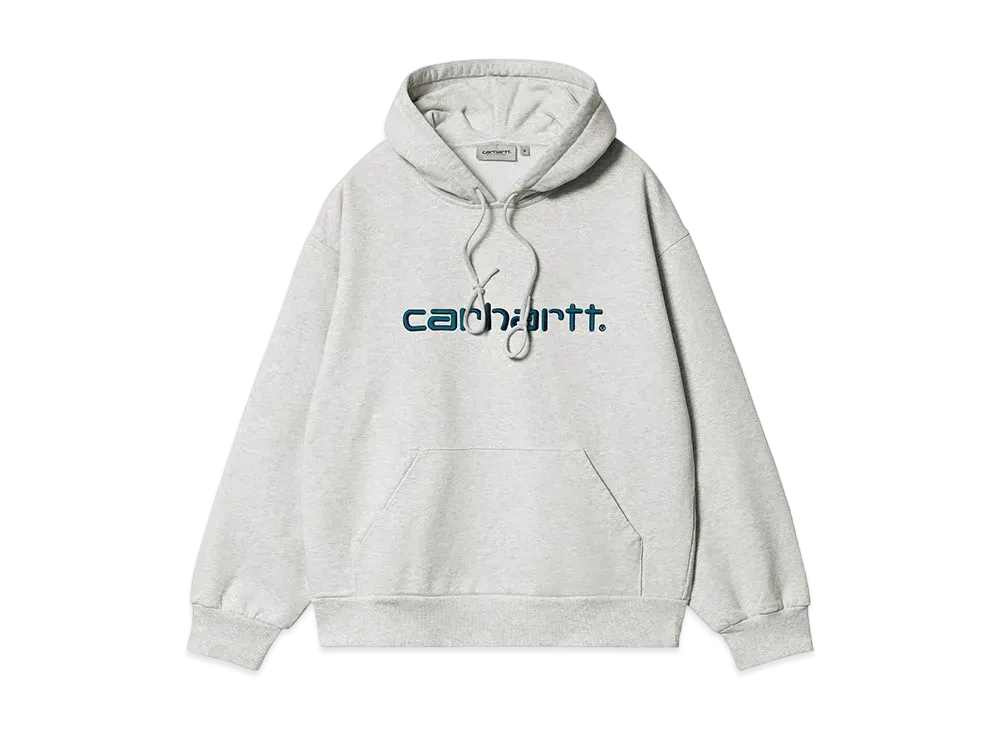 Carhartt WIP Harajuku Renewal Open Hooded Sweat "Ash Heather"
