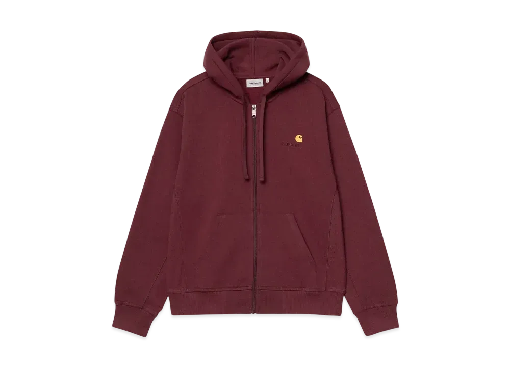 Carhartt WIP Hooded American Script Jacket "Malbec"