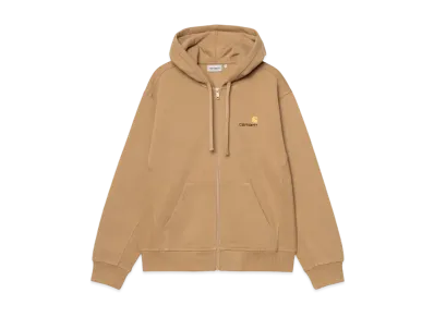 Carhartt WIP Hooded American Script Jacket "Peanut"