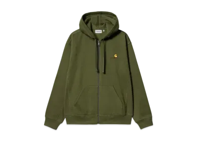 Carhartt WIP Hooded American Script Jacket "Tarragon"