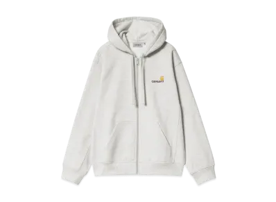 Carhartt WIP Hooded American Script Jacket "Ash Heather"